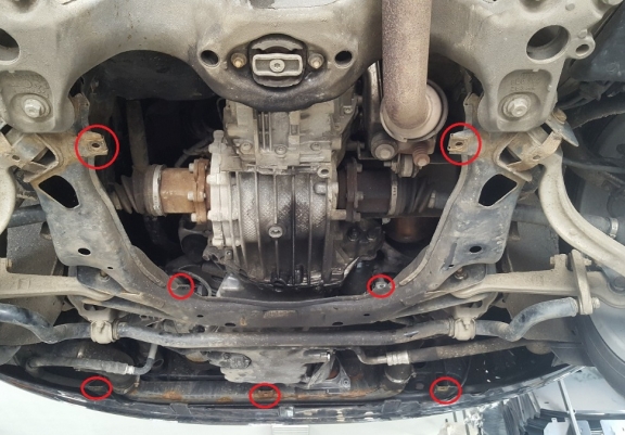Cache sous moteur et de la radiateur Audi A4 B7