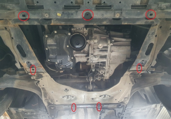 Cache sous moteur et de la boîte de vitesse Renault Clio 4