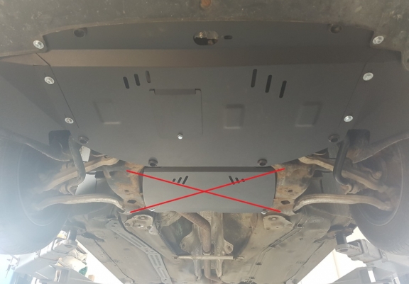 Cache sous moteur et de la radiateur VW Passat B5.5