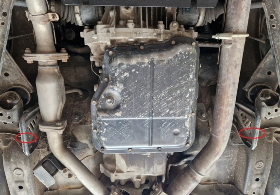 Cache de protection de la boîte de vitesse automatique Subaru Forester 4