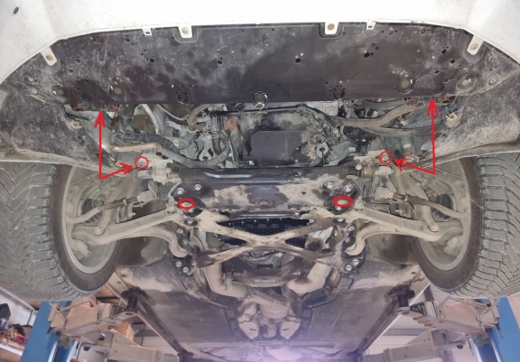 Cache sous moteur et de la radiateur Audi A4 B9