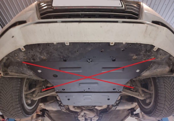 Cache de protection de la boîte de vitesse Audi A4 B9