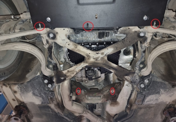 Cache de protection de la boîte de vitesse Audi A4 B9