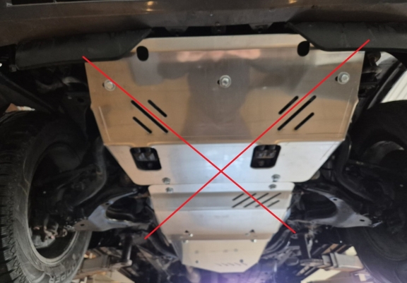 Cache de protection aluminium de la boîte de vitesse Lexus GX460