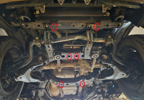 Cache Sous Moteur Toyota Land Cruiser 150 - Aluminium