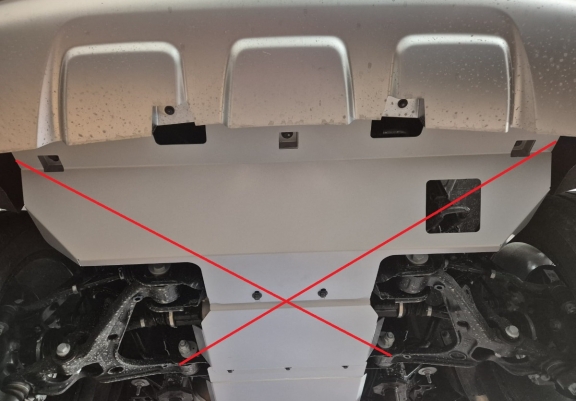 Cache de protection en aluminium de la boîte de vitesse Baic Beijing BJ60