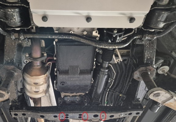 Cache de protection en aluminium de la boîte de vitesse Baic Beijing BJ60