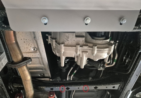 Cache de protection de la cas de transfert en aluminium Baic Beijing BJ60