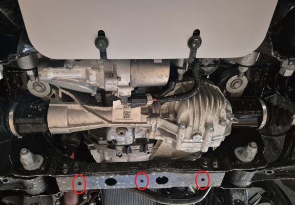 Cache Sous Moteur en aluminium Baic Beijing BJ60