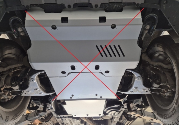 Cache de protection aluminium de la boîte de vitesse Toyota Land Cruiser 250