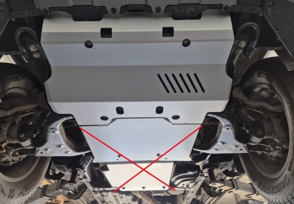 Cache de protection de radiateur Toyota Land Cruiser 250 - Aluminium