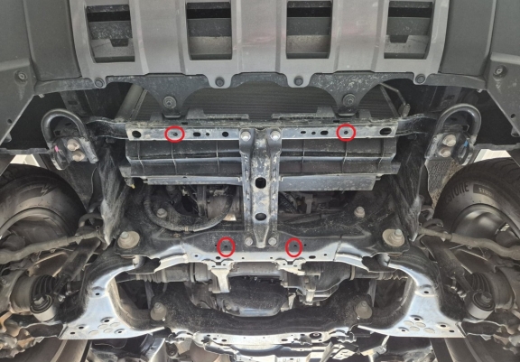 Cache de protection de radiateur Toyota Land Cruiser 250 - Aluminium