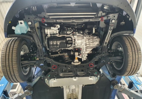Cache sous moteur et de la boîte de vitesse  Hyundai Elantra