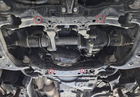 Cache sous moteur Toyota Land Cruiser 250 