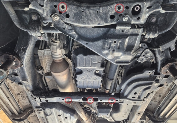 Cache de protection de la boîte de vitesse Toyota Land Cruiser 250