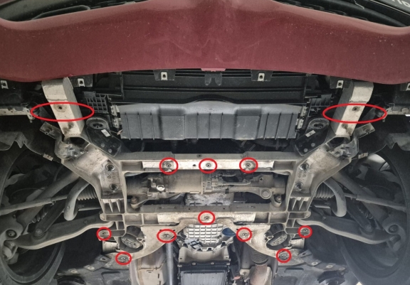 Cache sous moteur et de la boîte de vitesse Alfa Romeo Stelvio