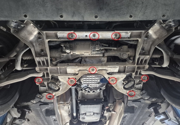 Cache sous moteur et de la boîte de vitesse Alfa Romeo Stelvio