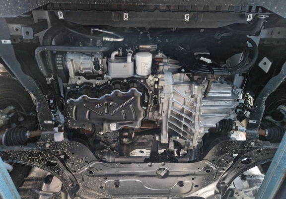 Acier galvanisé cache sous moteur et de la boîte de vitesse Volkswagen Transporter T7
