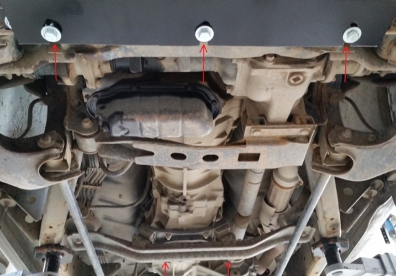 Cache de protection de la boîte de vitesse  Nissan Pick Up
