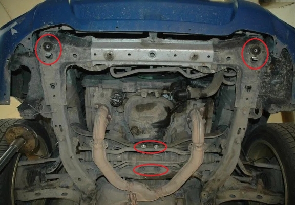 Cache sous moteur et de la boîte de vitesse en aluminium Subaru Forester 2