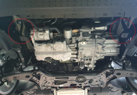 Cache sous moteur et de la boîte de vitesse Skoda Octavia 4