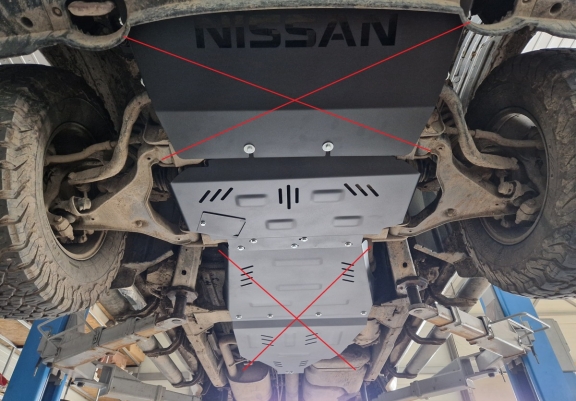 Cache sous moteur et de la boîte de vitesse Nissan Pathfinder
