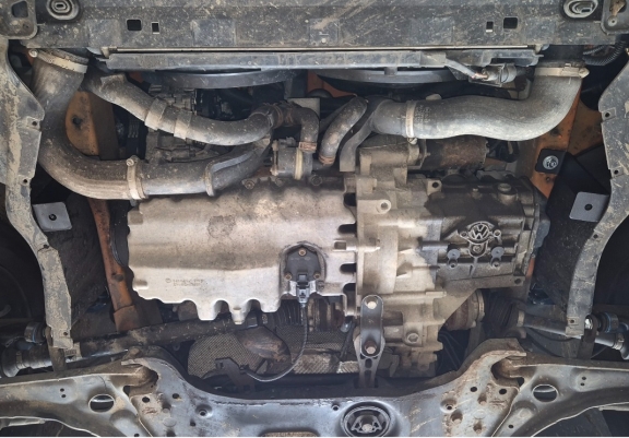 Cache sous moteur et de la boîte de vitesse en aluminium VW Jetta