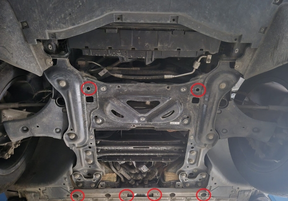 Cache sous moteur et de la boîte de vitesse en aluminium Cupra Born