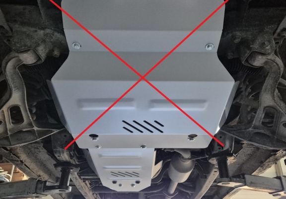 Cache de protection aluminium de la boîte de vitesse Chevrolet Tracker