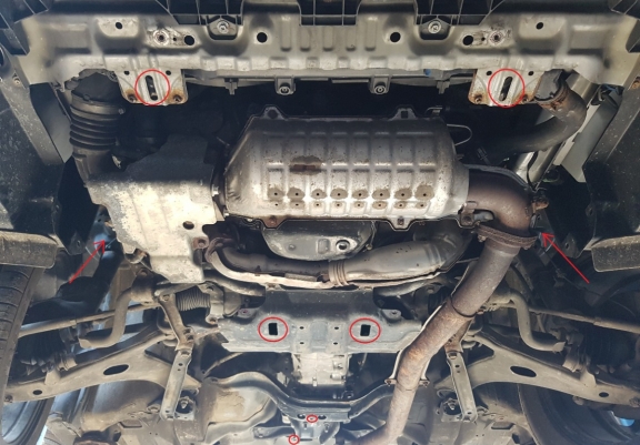 Cache de protection de la boîte de vitesse Subaru XV - manuelle