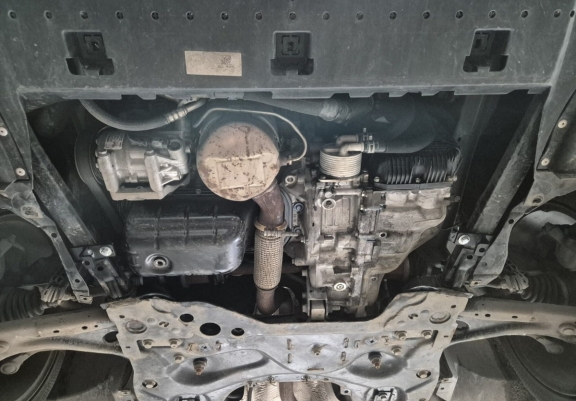 Cache sous moteur et de la radiateur Citroen c4