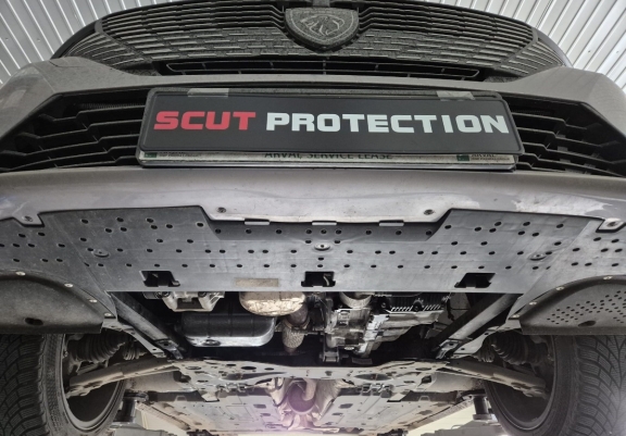 Cache sous moteur et de la radiateur Citroen c4