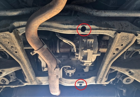 Cache de protection du différentiel  Nissan Qashqai J12