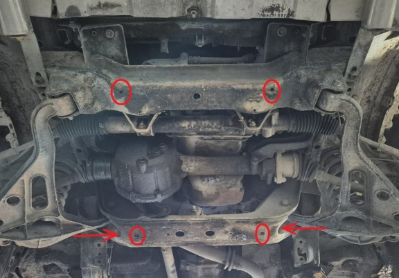Cache sous moteur et de la radiateur Suzuki Grand Vitara