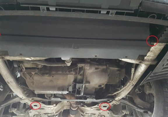Cache sous moteur et de la boîte de vitesse Peugeot 407