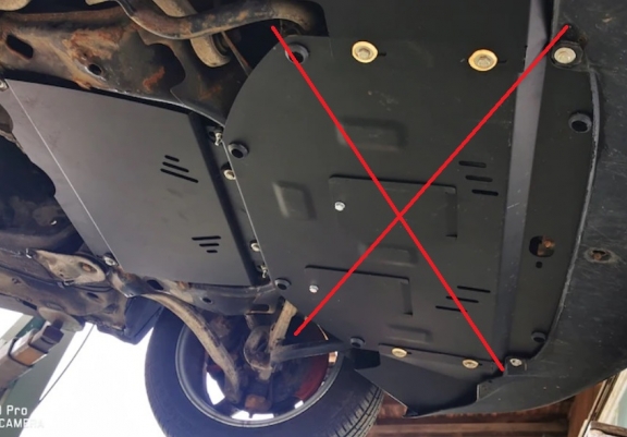 Cache de protection de la boîte de vitesse Audi A4 B7- manuelle