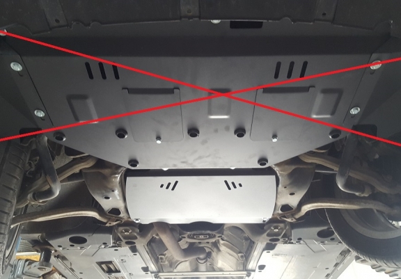 Cache de protection de la boîte de vitesse Audi A4 B7- manuelle