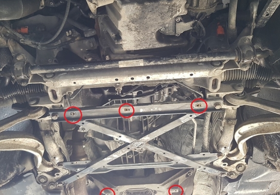 Cache de protection de la boîte de vitesse Audi A5