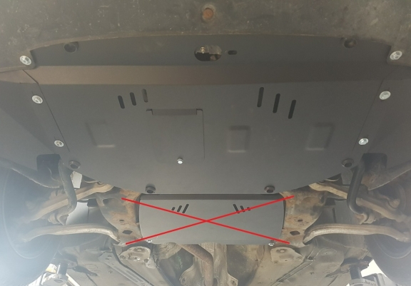 Cache sous moteur et de la radiateur Audi A4  B5