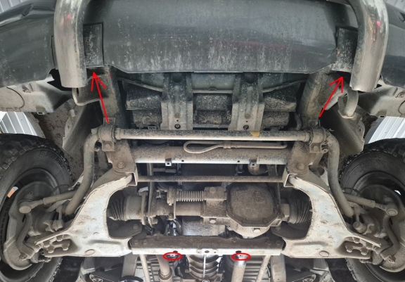 Cache sous moteur et de la radiateur Hyundai Terracan