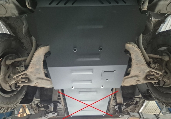Cache sous moteur et de la radiateur Hyundai Terracan