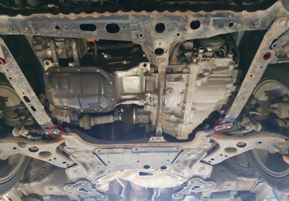 Cache sous moteur et de la boîte de vitesse Toyota Auris