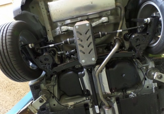 Cache de protection du différentiel Fiat Sedici