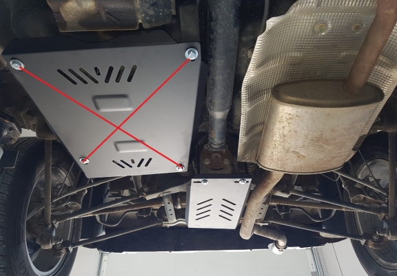 Cache de protection du différentiel - RWD Dacia Duster