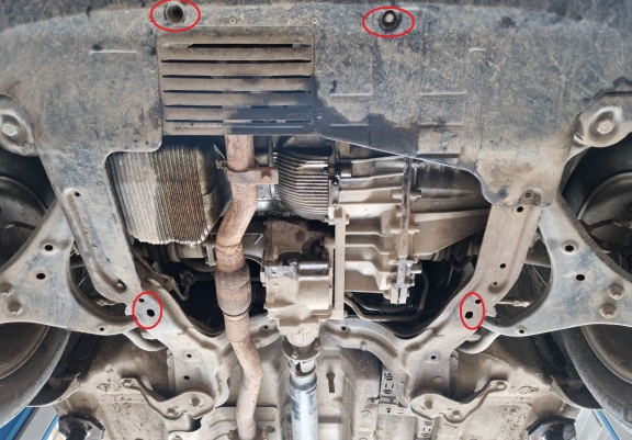 Cache sous moteur et de la boîte de vitesse Kia Sportage
