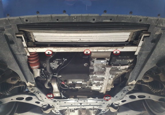 Cache sous moteur et de la boîte de vitesse Mini Cooper F55/56