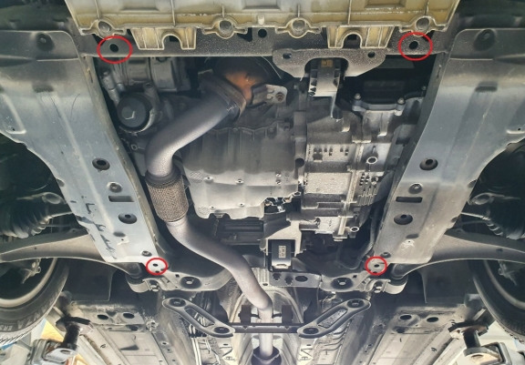 Cache sous moteur et de la boîte de vitesse Opel Zafira C