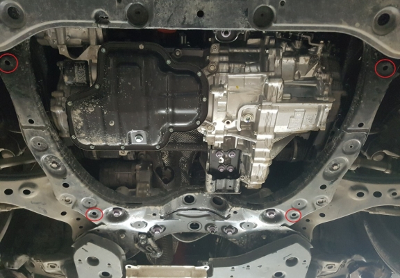 Cache sous moteur et de la boîte de vitesse Suzuki Across