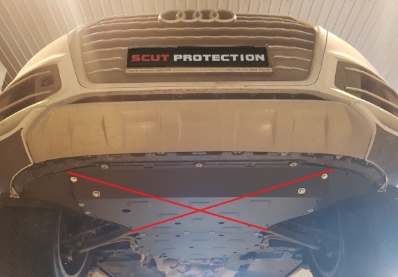 Cache de protection de la boîte de vitesse Audi Q8