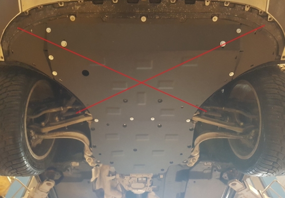 Cache de protection de la boîte de vitesse Audi Q8